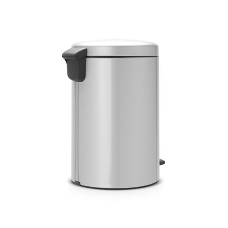 Brabantia Newcon bucket, plastic inner bucket, pedal, color gray metallic, 20 liters-2