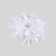 Outlet. Bant for hair on elastic band, white, 11 cm, princesses