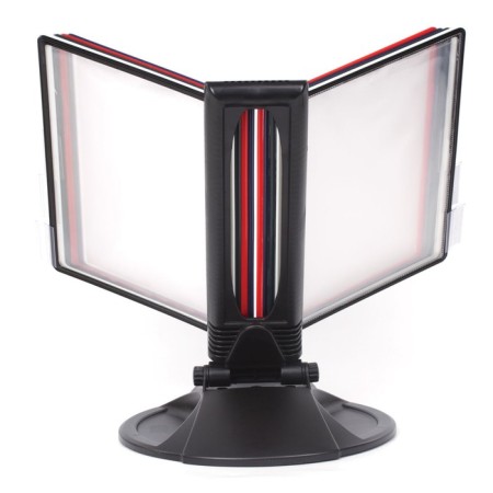 Demosystem desktop on 10 A4 panels, Brauberg "Solid", black-2