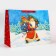 Package New Year's laminated "Santa Claus is in a hurry", 50 x 40 x 25 cm.