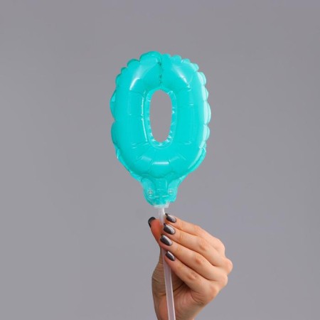 Ball-topper 5 "number 0", makarun, color mix