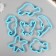 Cathers for polymer clay "Sea Animals" set 6 pcs
