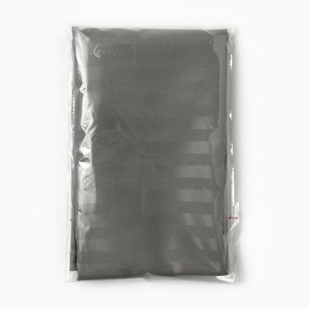 Pillowcase Lovelife Gray Line 50*70 cm, 100% polyester, strip-satin, 100 g/m2-3