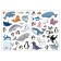 Reusable stickers "who lives at the pole"