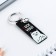 Acrylic key a keychain, the plate "*uck you!", 18+, 8 x 2 cm