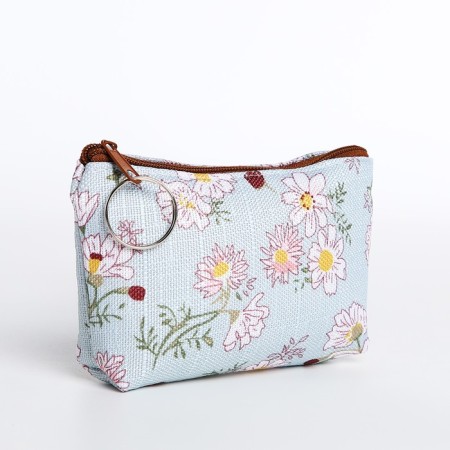 Women's wallet with zipper, color mix-1