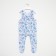 Long baby sliders, blue/bears, height 74 cm