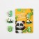 A set of plastic icons "Panda", 3 pcs, 3 x 2 cm