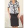 Women's dress, size 46, gray color