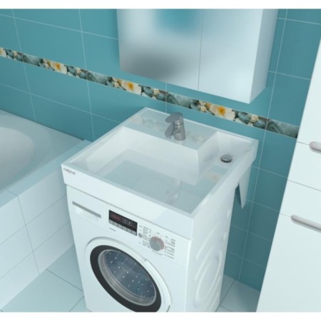 Santa Santa "Jupiter" 900116, above the washing machine, 600x600 mm, white-1
