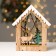New Year's decor with the backlight "House with a deer" 18 × 5.5 × 22.5 cm