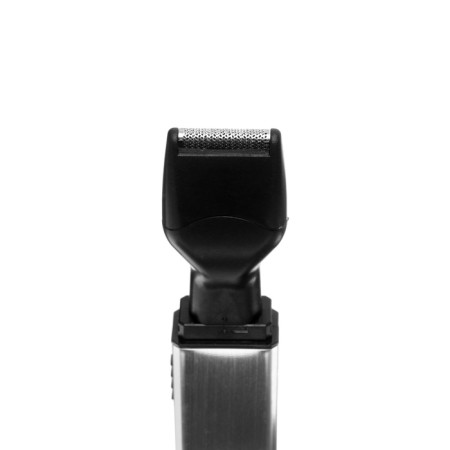 Luazon Ltri-17 hair trimmer, for mustaches/nose/beards, 4 nozzles, batteries, silver-13