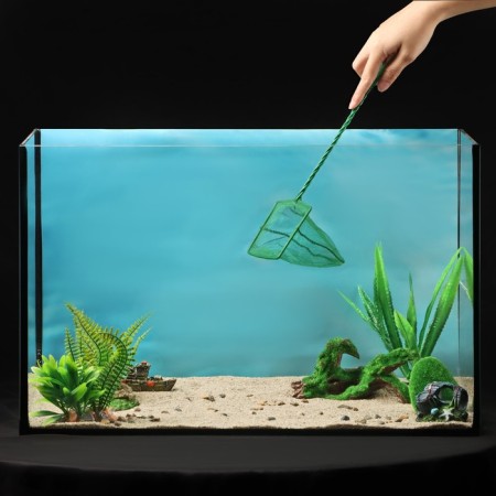 Aquarium net 10 cm, green