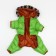 Kombinson "Live" with a weight, size 10 (DS 25 cm, OG 34 cm, Osh 24 cm), light green
