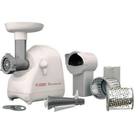 Meat grinder Electric Kem-P2U 302-09 "Assistant", reverse, 1500 watts, 8 nozzles, white-1