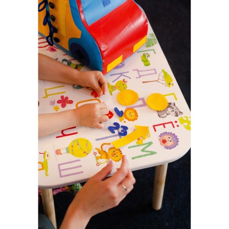 Soft module Tactile "machine", according to the Montessori methodology-19
