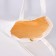 Shopper bag on magnet, white color