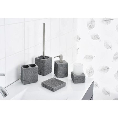 Brick toothbrush cup, gray color-1