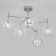 Ceiling chandelier with glass ceiling Jar, 3W, G4, 60x60x44 cm