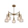 Freya FR5366CL-05BS Fero, 650x650x550 mm ceiling lamp, E14, 5x40W, brass color
