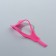 Carler for applying eye makeup, 10.6 × 4.3 × 2 cm, pink color