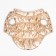 Dog jacket "Shine", L (DS 35, OG 51, Osh 32 cm, up to 10 kg), bronze