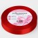 A satin ribbon "Golden threads", 15 mm × 23 ± 1 m, red red No. 026