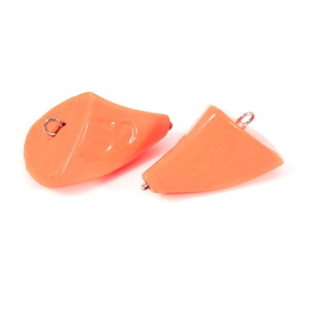 Cargo of a bullet exentric painted pissy Yaman 5 pcs., 52 g, orange-2