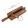 K-123-40 Case for K-123 keys, brown bullet-ap-40