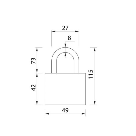Castle of a hinged PL-01-50 -l English. 3 cl., Long. Duke-2