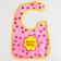 Sweet Baby feeding bib with Velcro, with a pocket