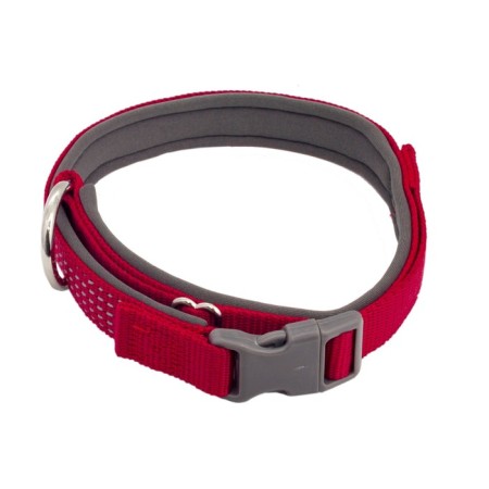 The collar "premium" reflective, neoprene lining, Osh 26-40 x 1.5 cm, nylon, red