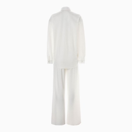 Women's suit (shirt, trousers) minku white color, rr 44-12