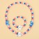 Set of bracelet and beads "Magic inside" 7 x 9 cm