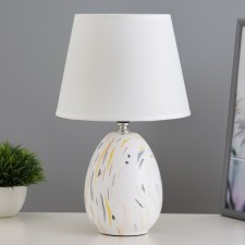 Elissa table lamp E14 40W white 20x20x32 cm Risalux