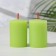 A set of candles-stolbiks 2 pcs, 4x6 cm, cinnamon