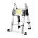Strenger-ladder telescopic tundra, folding, aluminum, 2.5 x 2.5 m