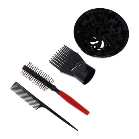 Feng Luazon LF-18, 1600 W, 2 speeds, 3 temperature conditions, 2 nozzles, combs, black-2
