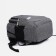 Men's backpack on lightning, external pocket, gray color
