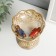 Souvenir Ceramics stand "Birds on a column with a bowl" 15x10.5x10 cm