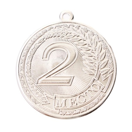 Prize medal 196 diam 5 cm. 2 place. Color ser. Without a tape-2