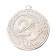 Prize medal 196 diam 5 cm. 2 place. Color ser. Without a tape