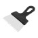 Rolling spatula, 150 mm, tooth 6 mm, stainless steel