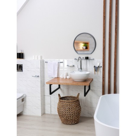 Verona bathroom set, metallic color-6