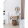 Verona bathroom set, metallic color