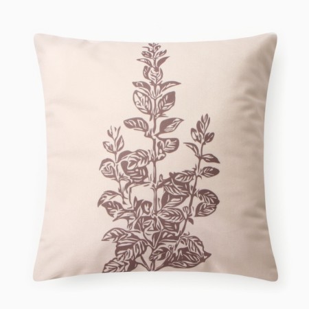 Case on the pillow of Ethel "Botanic" 3 pcs, 40*40 cm, velor 100% p/e-6