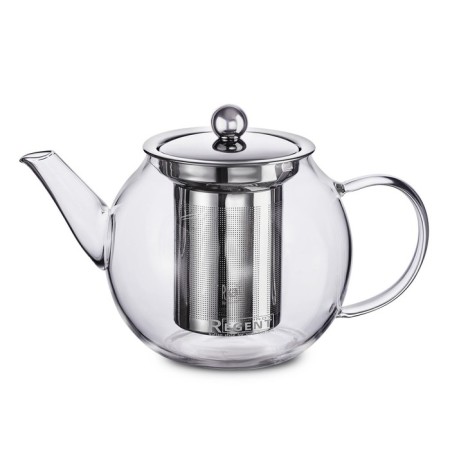 Collector teapot Regent Inox Franco, glass, with a strainer, 0.6 l