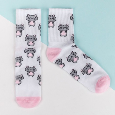 Set of socks "Enough" 2 pairs, size 36-39 (23-25 ​​cm)-1