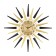 Watching clock, series: openwork, Azali, 70 x 70 cm, D-22 cm,