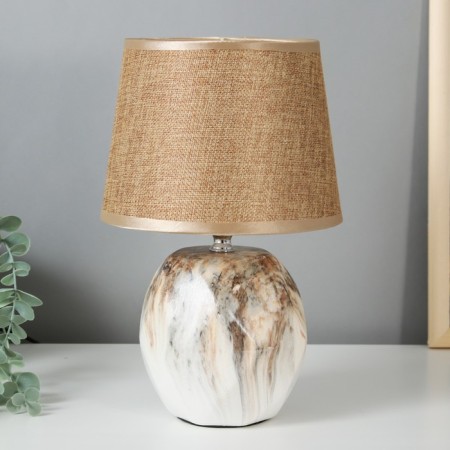 Table lamp 16420/1BG E14 40W Beige 17.5x17.5x28.5 cm Risalux